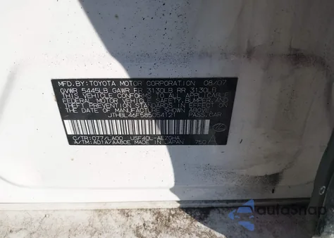 2008 Lexus Ls 460 z USA, uszkodzony, nr VIN JTHBL46F585054121